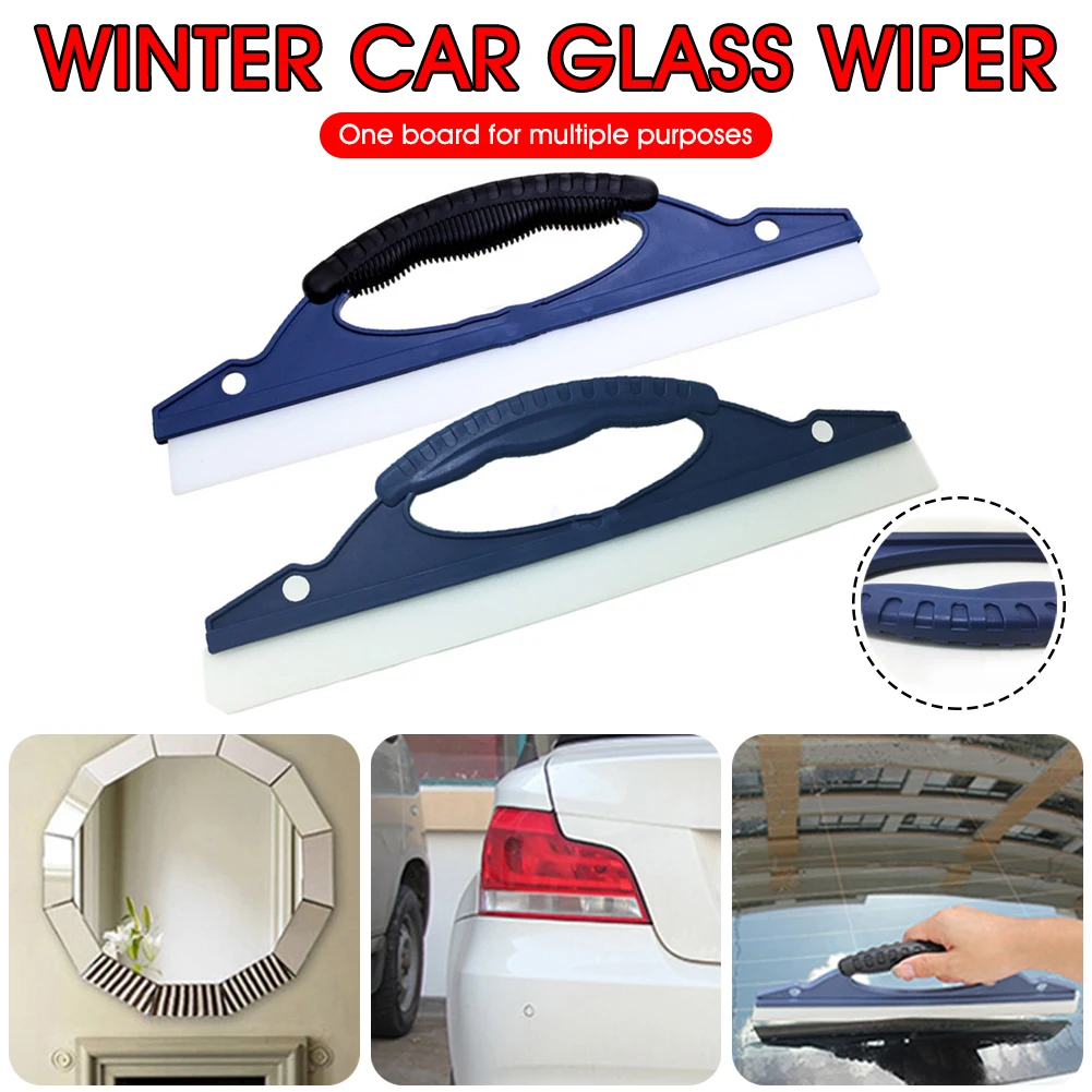 

Winter Car Glass Squeegee Wiper Blade Snow Ice Soft Silicone Scraper Defrosting Snow Wiper Car Cleaning Tool Window Cleaner Kit