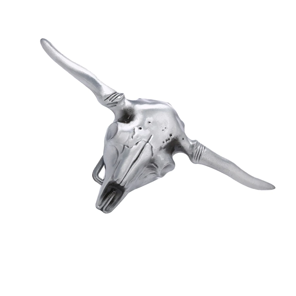 

Retro Vintage Western 3D Cow Head Zinc Alloy Mens Belt Buckle Novelty Gift