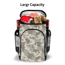 Camouflage 45 Cans Insulated Cooler Backpack Thermal Waterproof Thickened Cooler Bag Large Insulated Bag Picnic Refrigerator Bag