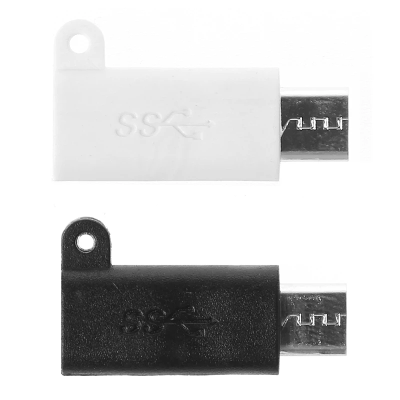 Переходник Micro USB 2.0 Type B (штекер)/USB 3.1 C (гнездо) для зарядки и передачи данных 27RA |