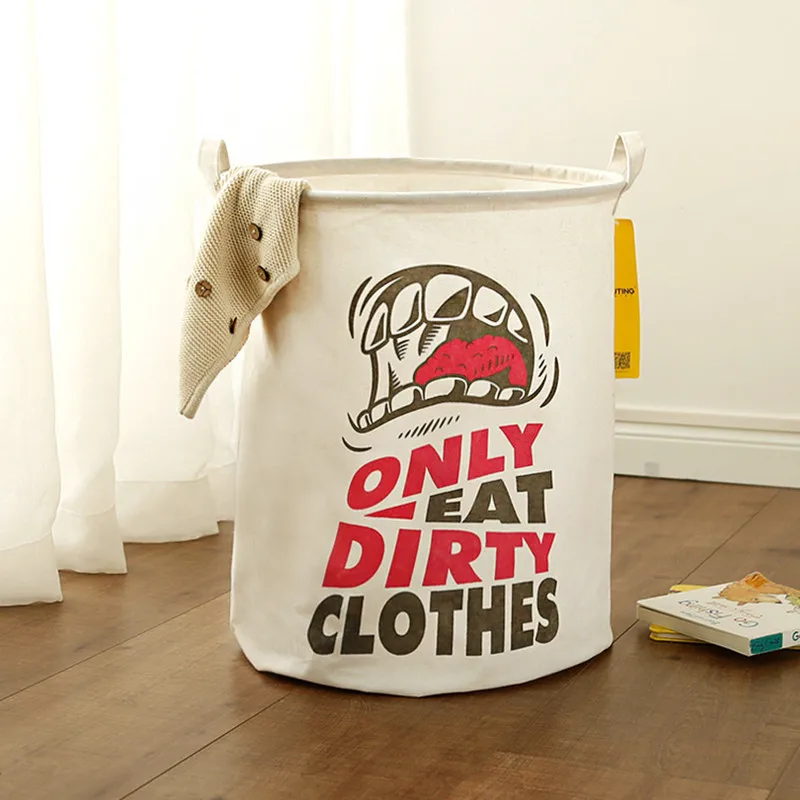 Очень большая корзина для хранения белья большой складной тканевый