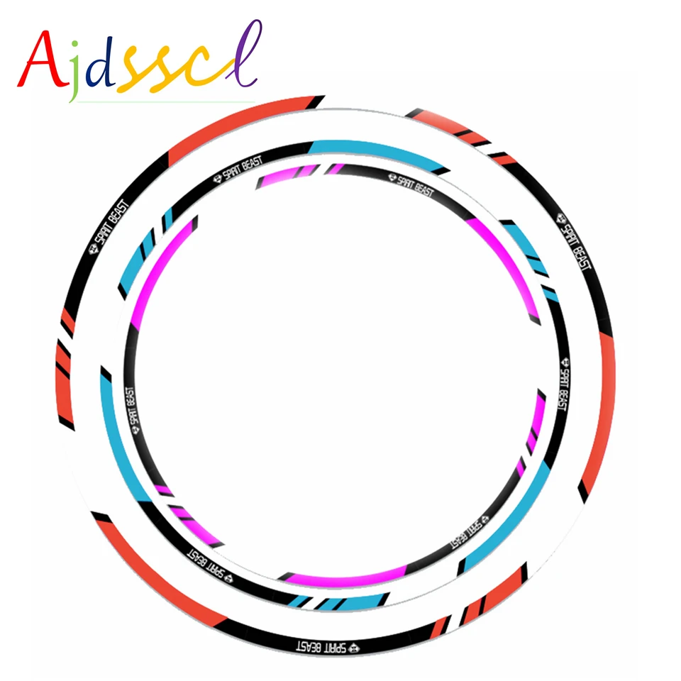 

Universal 10~18 Inch Motorcycle Wheel Rim Reflective Stickers Creativity Wheel Stickers For Yamaha Suzuki Ducati Honda Kawasaki