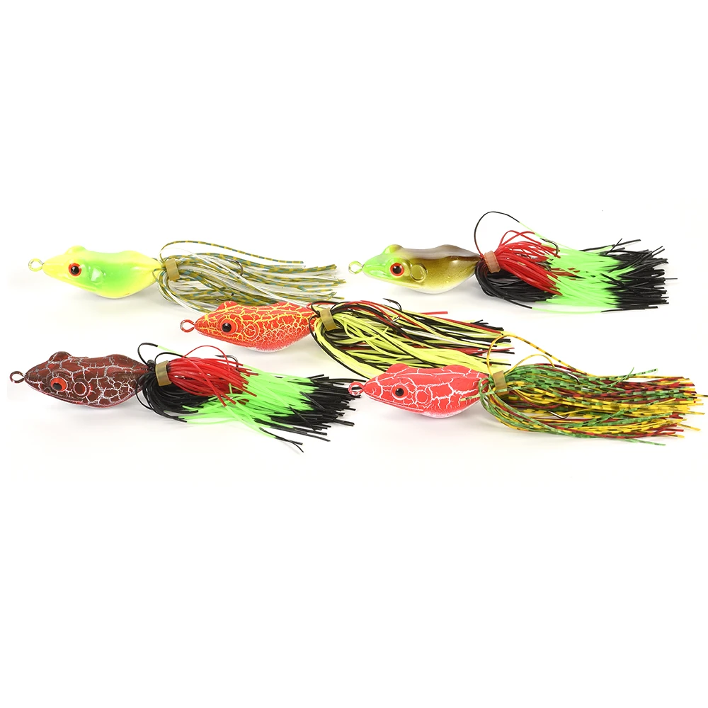 Оригинальная рыболовная приманка A18 10 г лягушка 3D искусственная силиконовая юбка