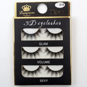 Накладные ресницы visofree 3 пары, густые натуральные накладные ресницы для красоты, макияжа, накладные ресницы для наращивания