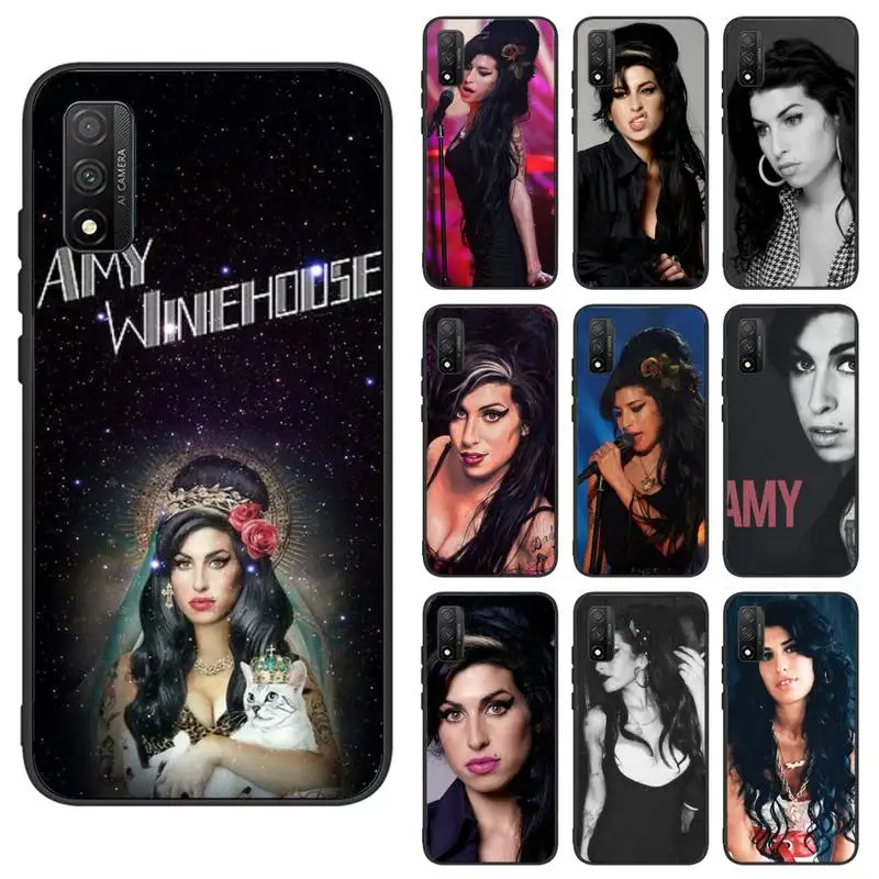 

Amy Winehouse Phone Case for Samsung S6 S7 S8 S9 S10 edge plus S10 5G S20 S21 S30ultrs 5G Fundas Cover