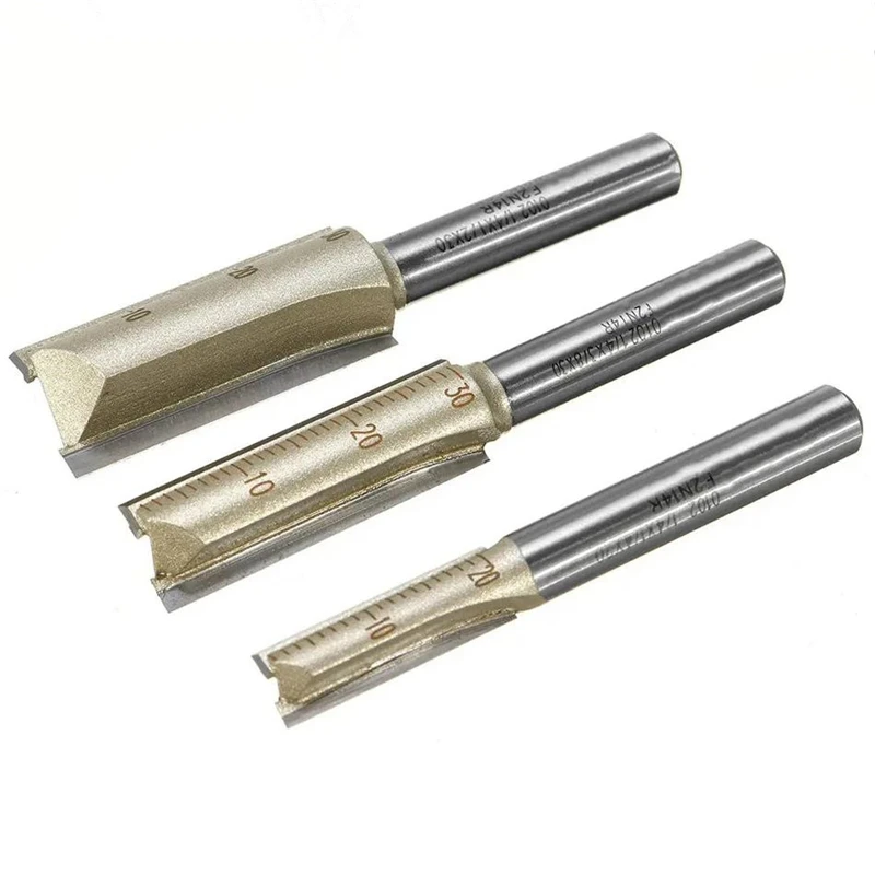 Обновленная фреза с 2 канавками и хвостовиком 1/4 дюйма твердосплавная ЧПУ для