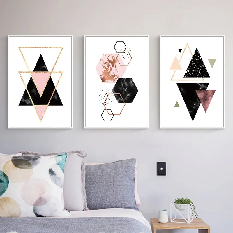 Минималистичные абстрактные геометрические изображения художественные картины