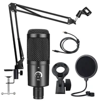 new arrivals bm 800 microphone for computer youtube gaming recording studio usb condenser microphone kits with stand microfono