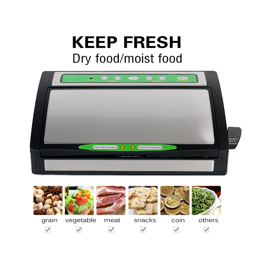 ITOP бытовой пищевой вакуумный упаковщик вакуумная упаковочная машина