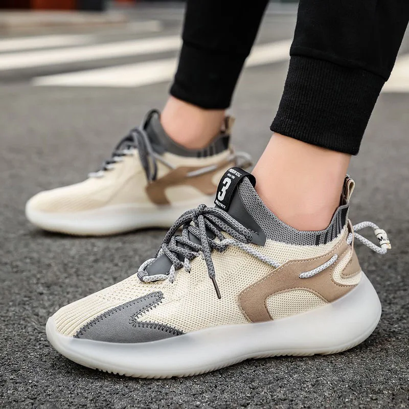 Men Casual Shoes Breathable Outdoor Mesh Light Sneakers Male Fashion 2020 New Comfortable Footwear | Обувь