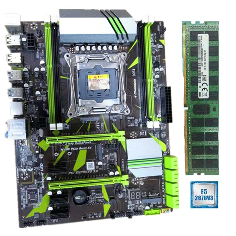 OPQ X99 LGA2011 V3 высокоскоростной модуль 4 канала DDR3 Материнская плата для настольного