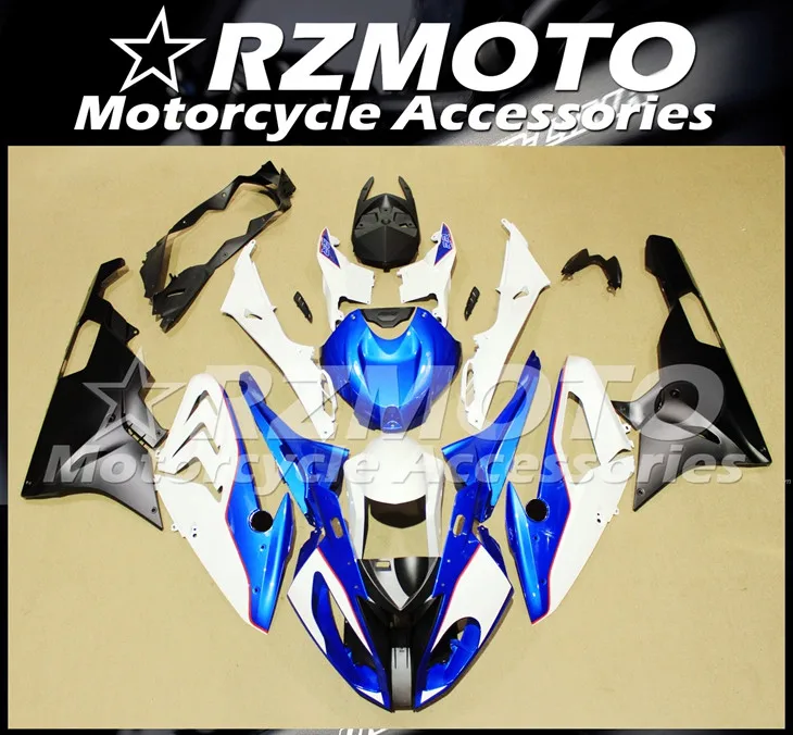 

New ABS Motorcycle Whole Fairings Kit Fit For BMW S1000RR 2015 2016 HP4 15 16 bodywork set blue white