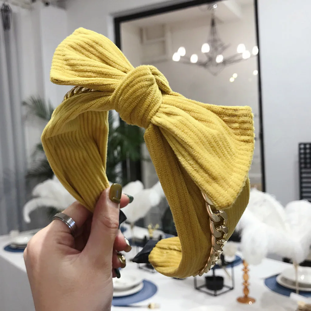 Узелок перекрестный гладкий 1 шт. модный волосатый ободок с вязаной резинкой для девочек лук-обруч аксессуары вельветовый поворотный ободок #p5 на.