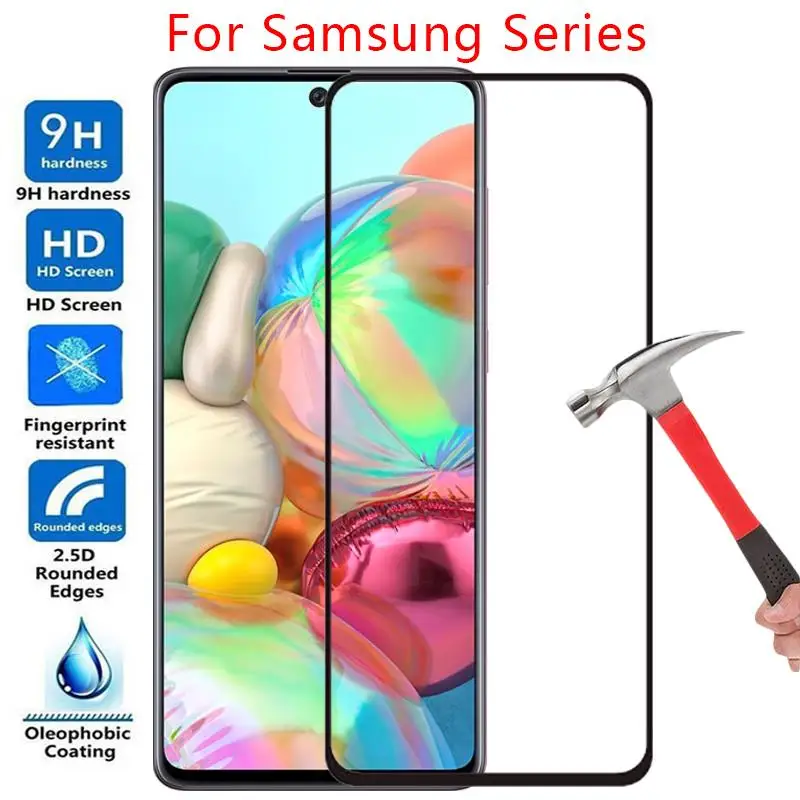 

Защитное стекло, закаленное стекло для samsung a51 a71 5g a41 a31 a21s a21 a11 a01 a81 a91 a02 a02s a12 a32 a42 coque