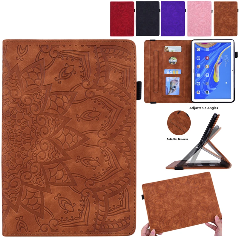 

Чехол для Huawei Enjoy Tablet 2, 2020 дюйма, классический кожаный чехол с цветами для Huawei Enjoy Tablet 2 10,1 дюйма, чехлы