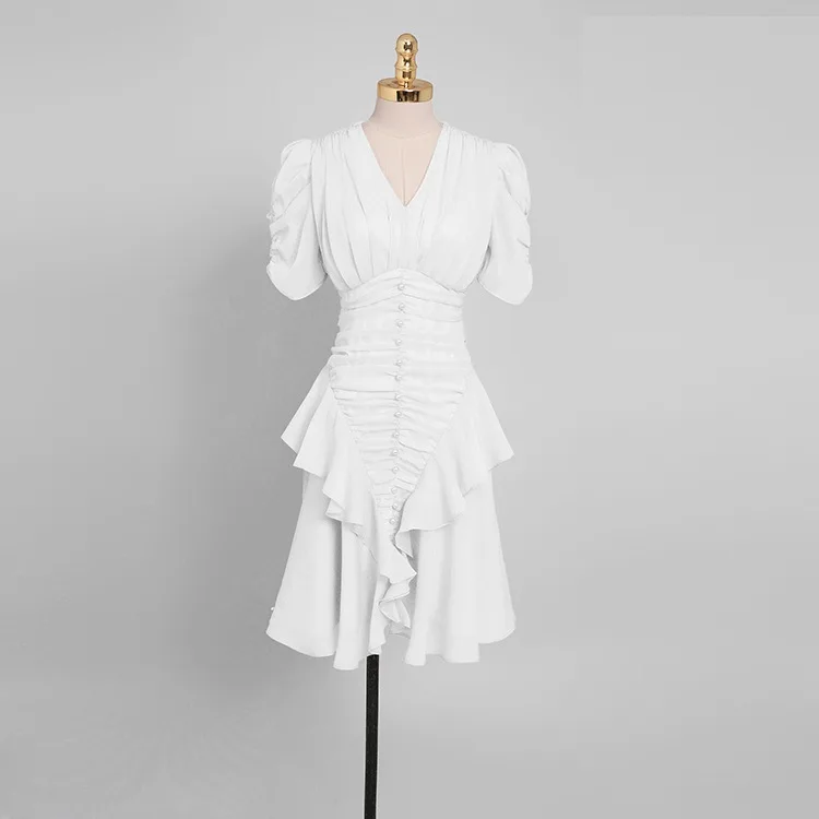 

Summer outfit 2020 new dress sexy socialite restore ancient ways to receive waist skirt temperament show thin in women clothing