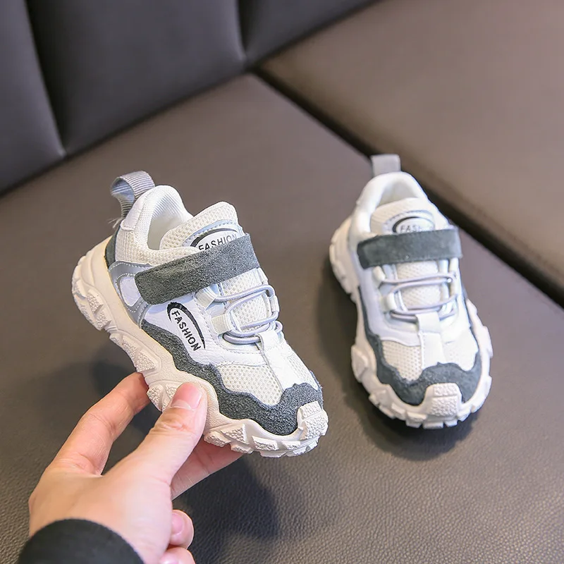 Весенняя детская повседневная обувь Кроссовки для малышей с мягкой подошвой