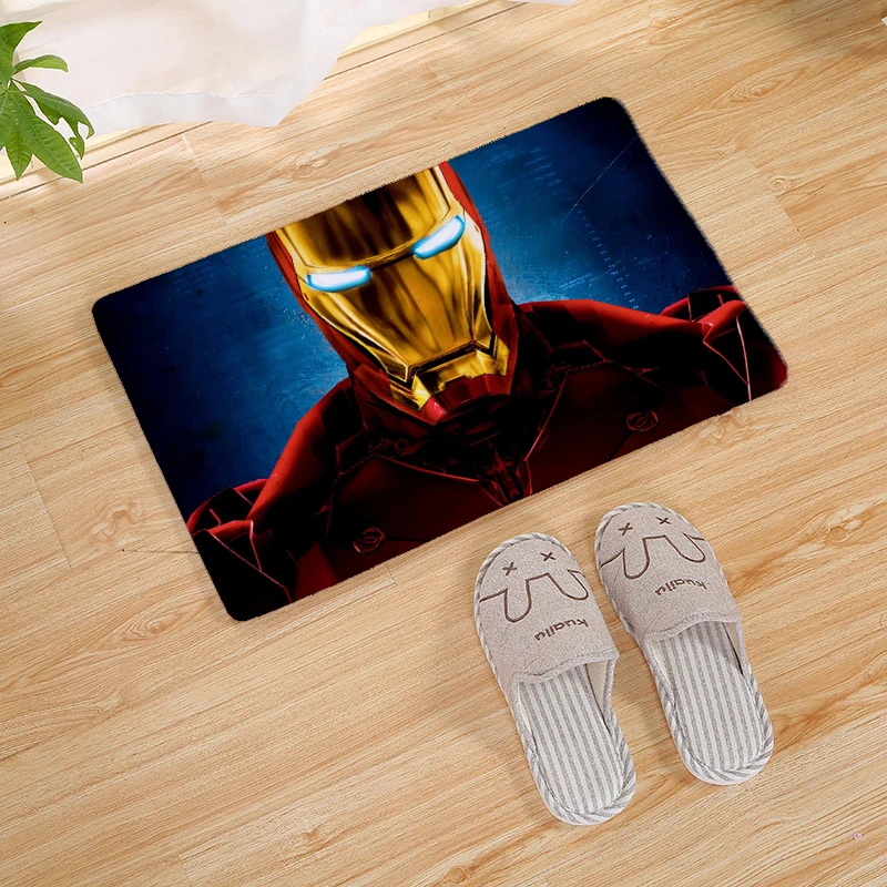 Marvel, супер герой, логотип, принт, домашний коврик, стелька, для кухни, ковер, для дома, для улицы, добро пожаловать, для ванной, Противоскользящие коврики, 80 см