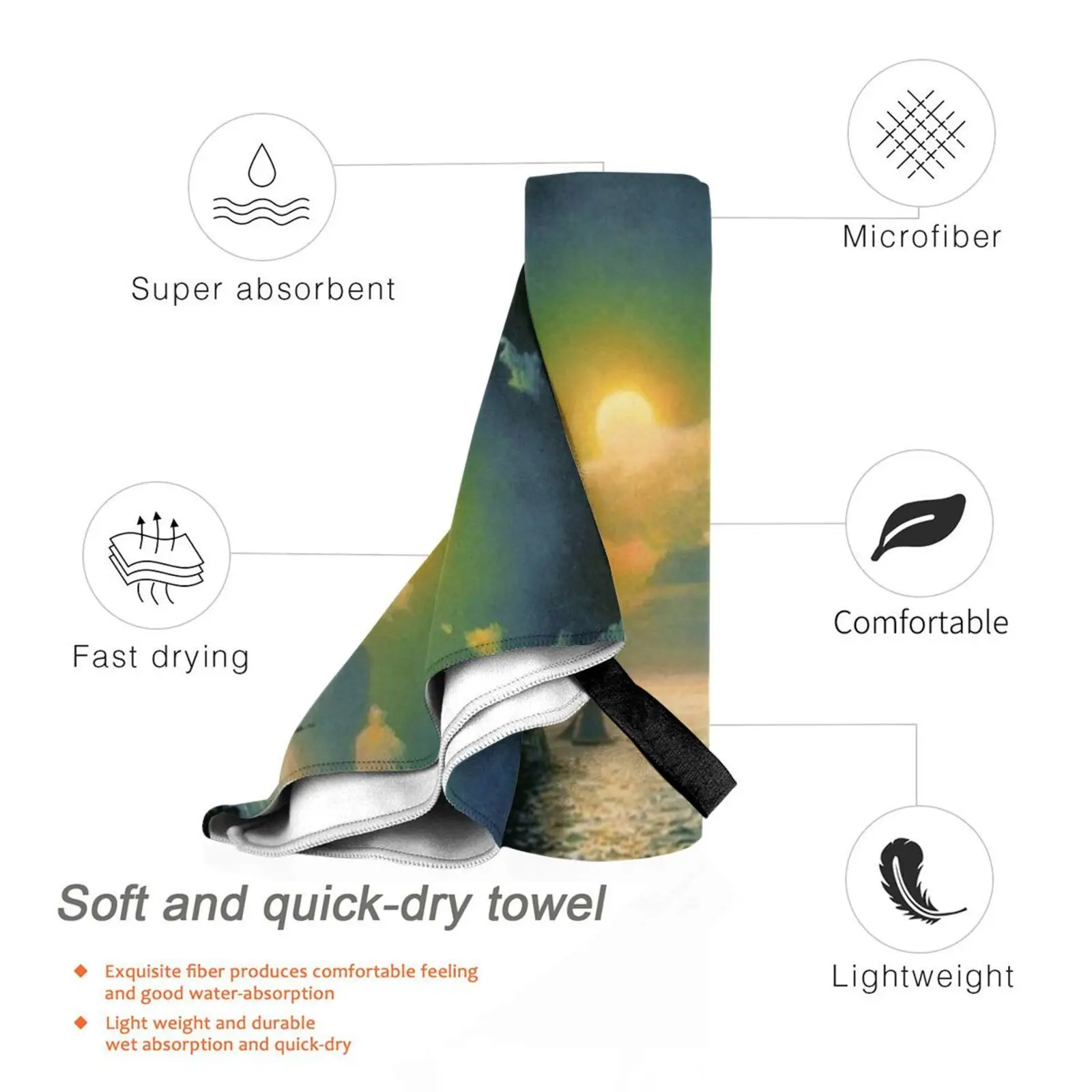 Полотенце на масляной основе быстросохнущее полотенце для спортзала спорта