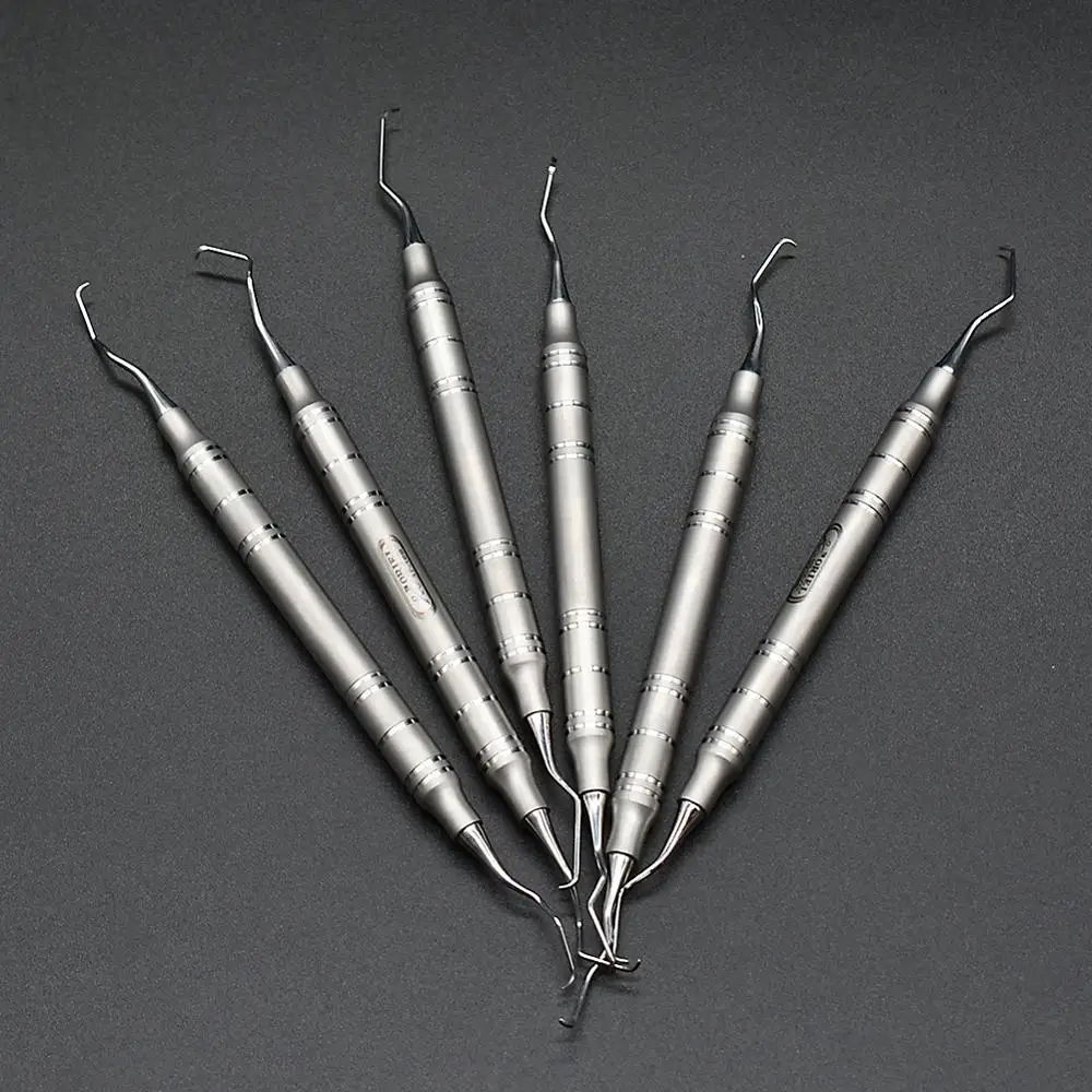6pcs Dental Calculus Scaler Scraper Teeth Stains Remove Tool Dentist Tartar Remover Instrument Lab Equipment | Красота и здоровье