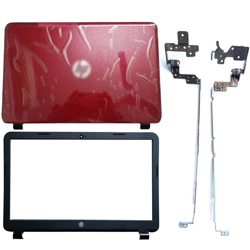

NEW Laptop LCD Back Cover/Front Bezel/Hinges For HP 15-G 15-R 15-T 15-H 15-Z 250 G3 255 G3 Red