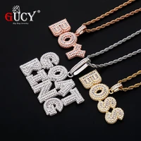 gucy custom name letters pendant with rope chain necklace set gold color womenmens hip hop fashon jewelry for gift