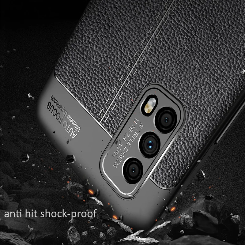 Противоударный чехол KEYSION для VIVO IQOO Z1X 5G Z1 U1 кожа личи Мягкая силиконовая задняя