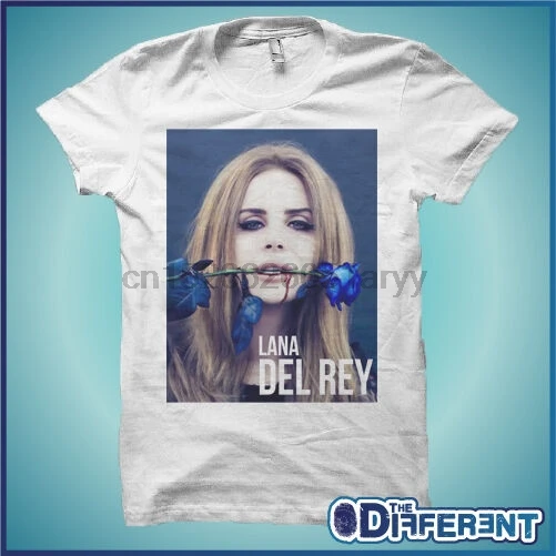 Футболка Лана Дель Рей Роза BLU кровь счастье есть моя футболка новая|Мужские