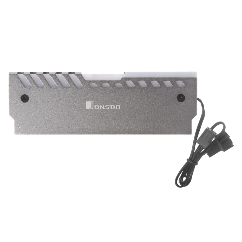 

2pcs Memory Heat Sink RAM Cooling Vest Automatic Color Light Radiator Aluminum