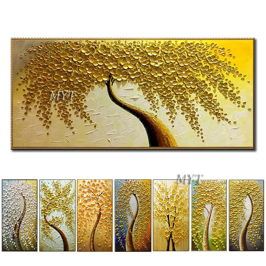 Картина маслом на холсте с ножом picture for living room oil paintinghand painted oil painting | Рисование и каллиграфия -32819407939