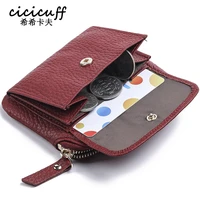 coin purses first layer cowhide leather coin pouch women mini wallets lady small purse credit card wallet change purse money bag