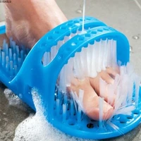 plastic bath shoe shower brush massager pumice stone slippers bath shoes brush for feet foot scrubber brushes 28cm14cm10cm