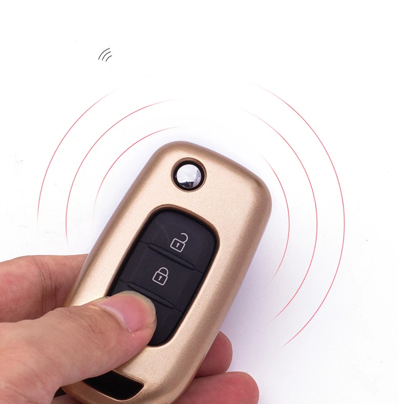 

ABS 3 Buttons Car Remote Key Case Shell For Renault Clio Megane Kangoo Modu With Flip Fob Cover Replacement Folding Uncut Blade