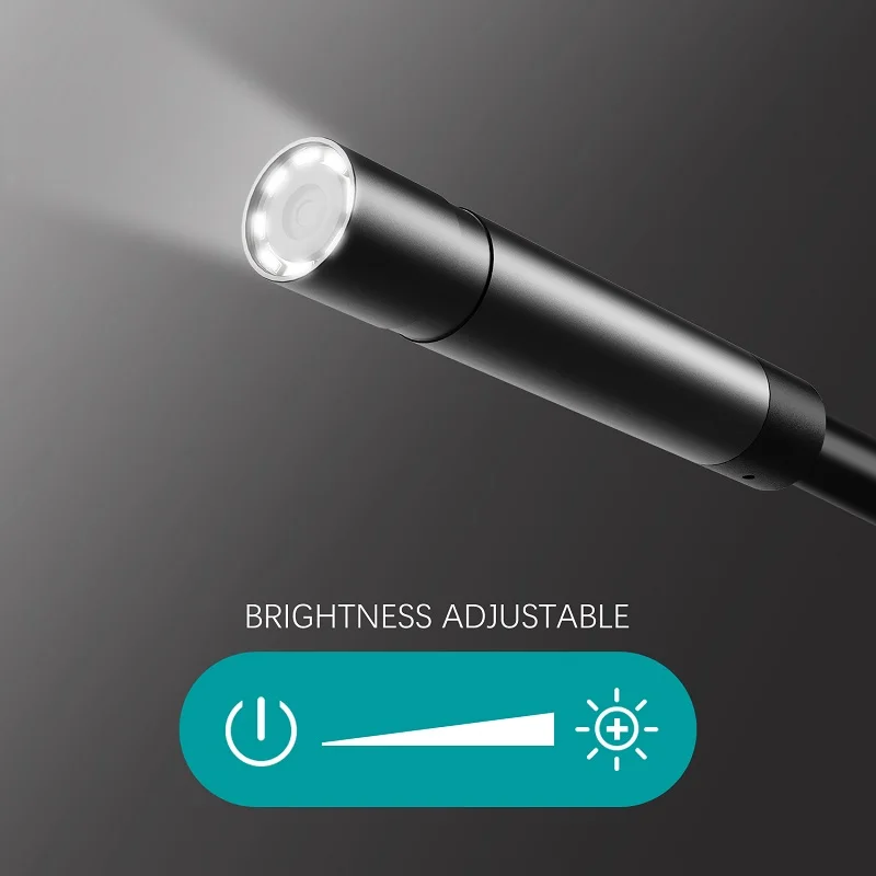 Y12 WIFI эндоскоп камера Полужесткий кабель Android осмотр бороскоп HD 2.0mp IP67