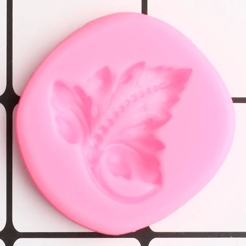 3D ремесленный лист силиконовая форма листья кекс Топпер искусственные украшения