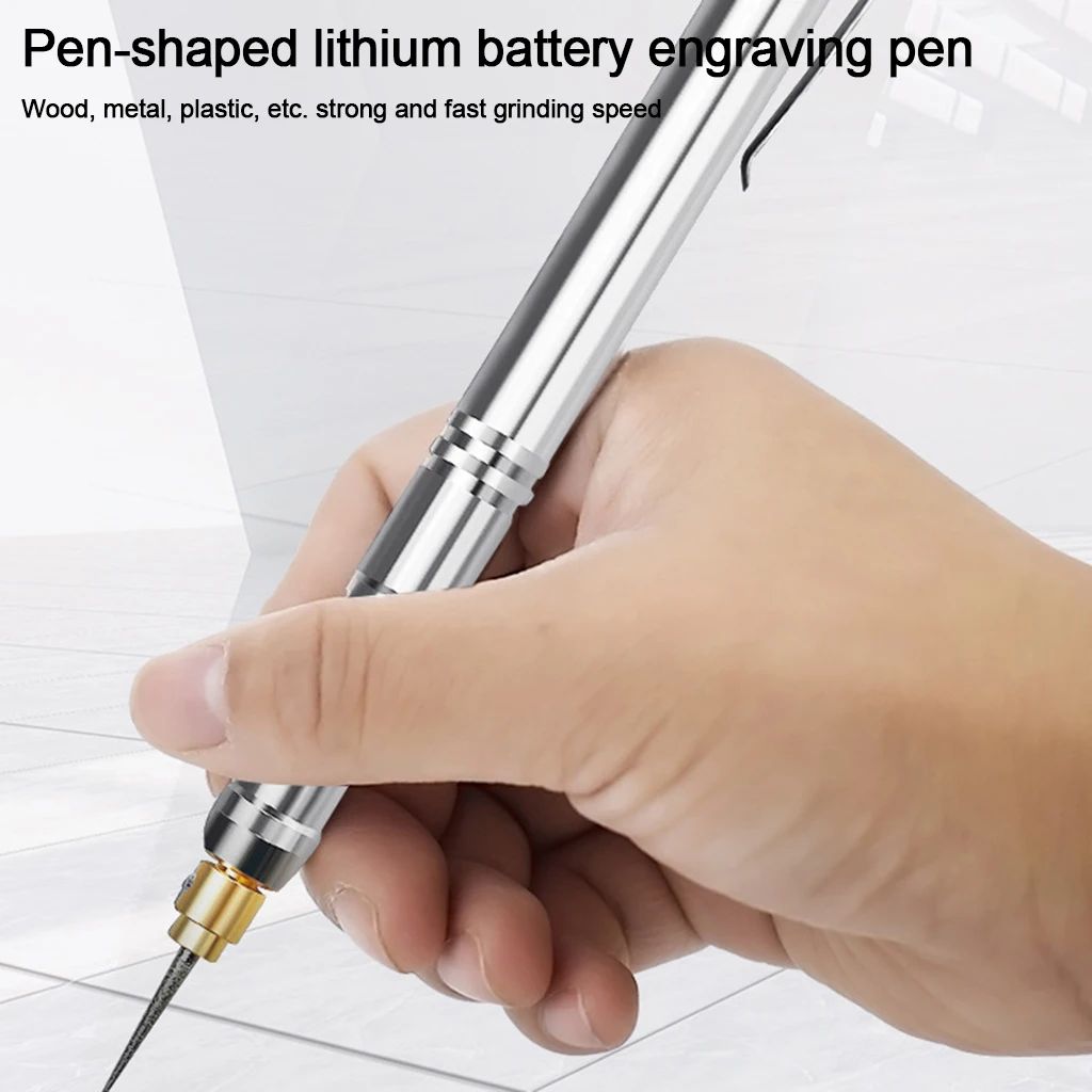 

Electric Engraving Pen 3.7V Lithium Battery 35000rpm Engraving Device 1000mAh for Wood Polishing Machine Metal Carving