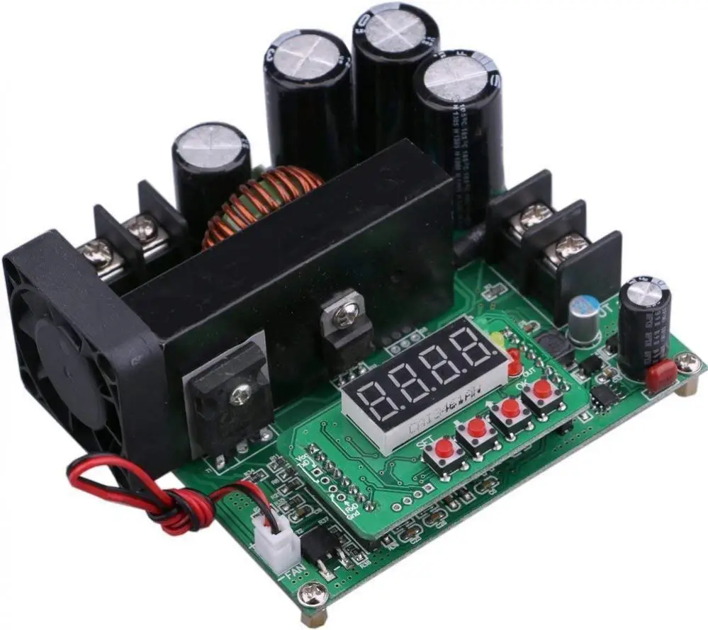 900 Вт Цифровой DC Выход 10 120V 15A повышающий Мощность модуль преобразователь