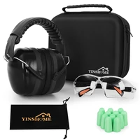 yinshome shooting earmuffs anti noise earplugs for hearing protection noise reduction headphones tactical headset