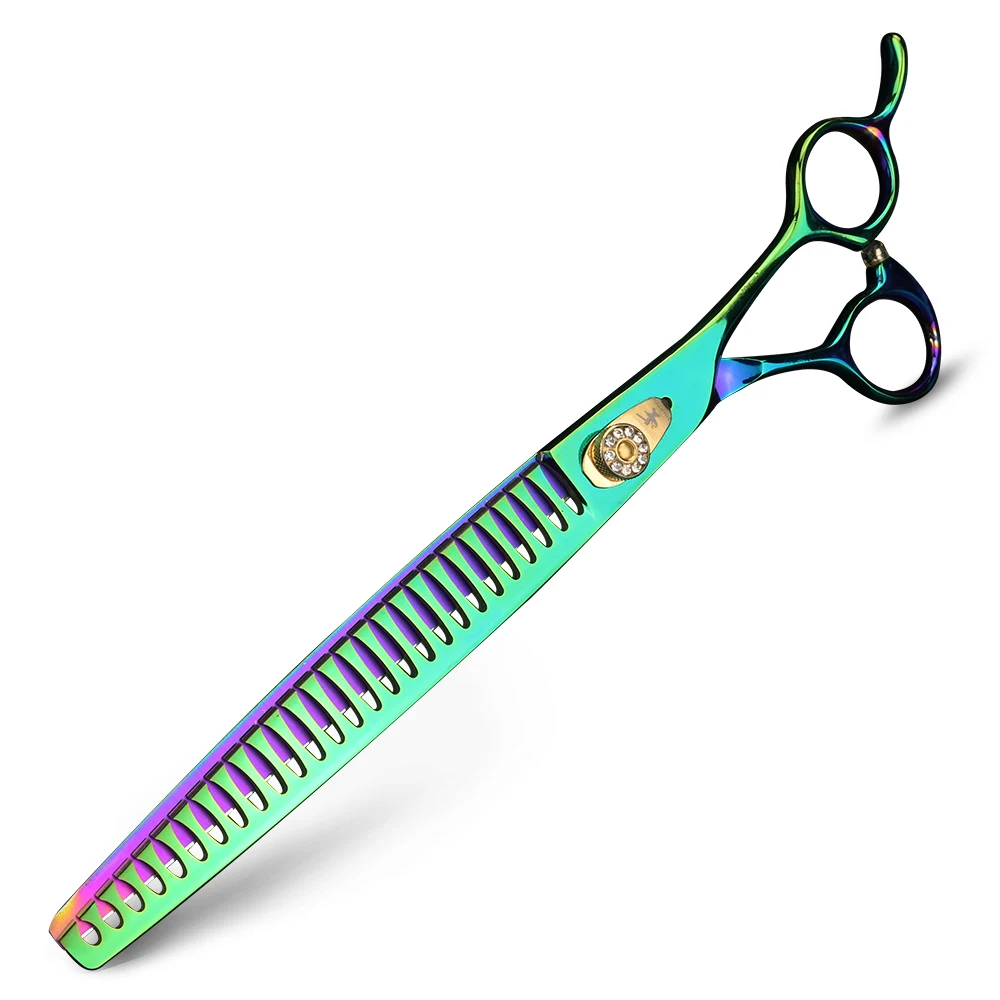 XUAN FENG Professional 8.0 Inch left hand Pet Scissors for Dog Grooming Shears Clipper Animals Hair Cutting | Красота и здоровье
