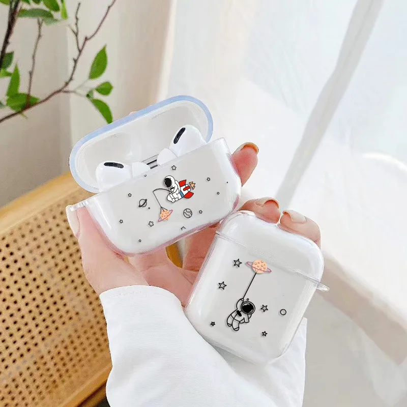 Новые чехлы с астронавтом для AirPods 2/1 Pro милые Подвески брелок чехол наушников s