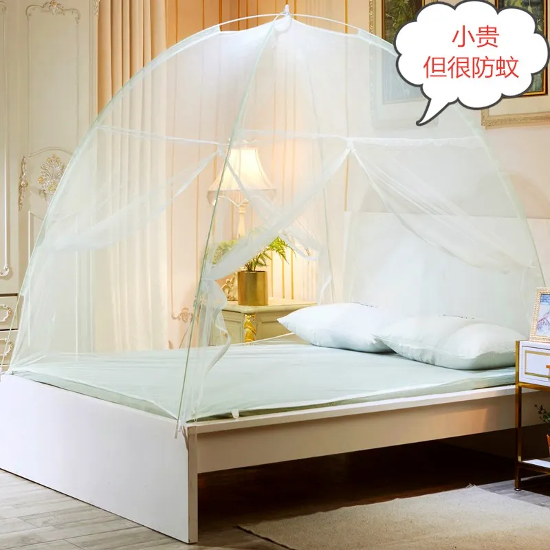 

Nordic Thicken Yurt Mosquito Net Curtain Room Decoration Insect Reject Canopy Mosquito Repellent Tent For Bed Curtain Bed Tent