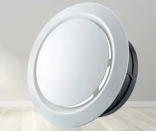 Регулируемый потолочный воздушный клапан круглый диффузор зеркальная решетка