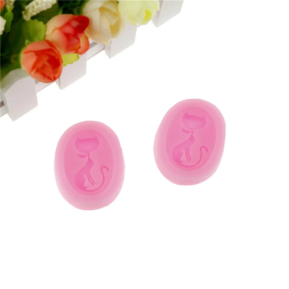 

1pc Cute Cartoon Deer Mold Forest Animal 3D Silicone Molds DIY Fondant Cake Silicone Cupcake Molds Tools Fondant Decorating Mold