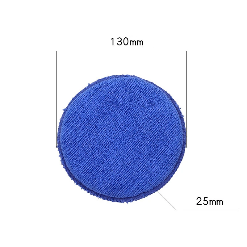 Губка из мягкой микрофибры нанесение автомобиля воск аппликатор для полировки и