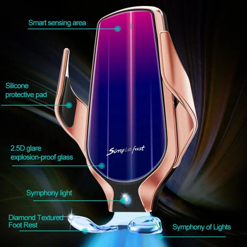 Универсальный автоматический индукционный зажимной держатель для смартфона