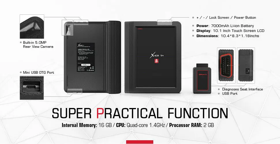 Сканер launch X431 V+ V plus 10 полная система зажигания диагностический инструмент OBD2 сканер ключ ECU кодирование pk launch x431 pro pro3