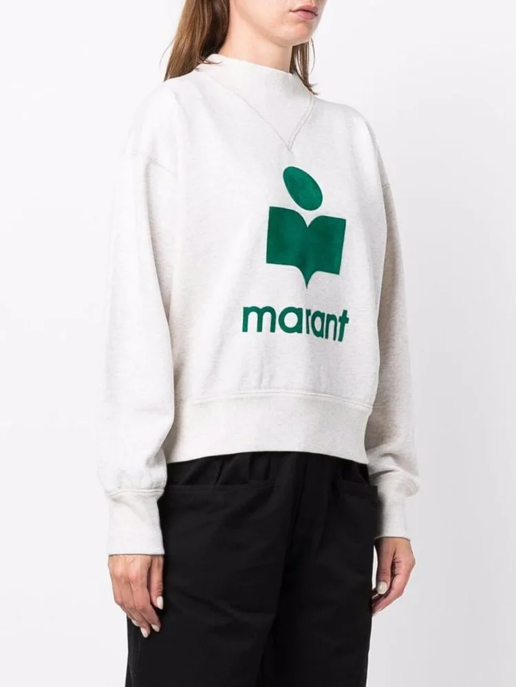 

Four Colors Sweatshirt Women's Logo Letter Print Long Sleeve Casual Turtleneck New 2021 Ladies Top Early Autumn