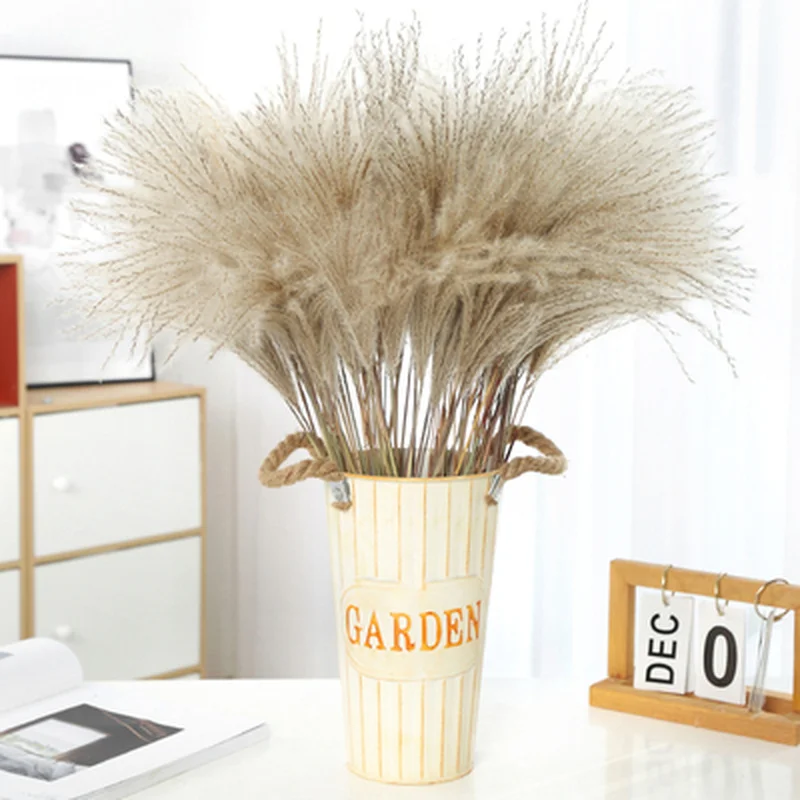 

pampas grass decor dried flowers natural pampas grass plants feather flowers fluffy wedding flowers bunch holiday home decor