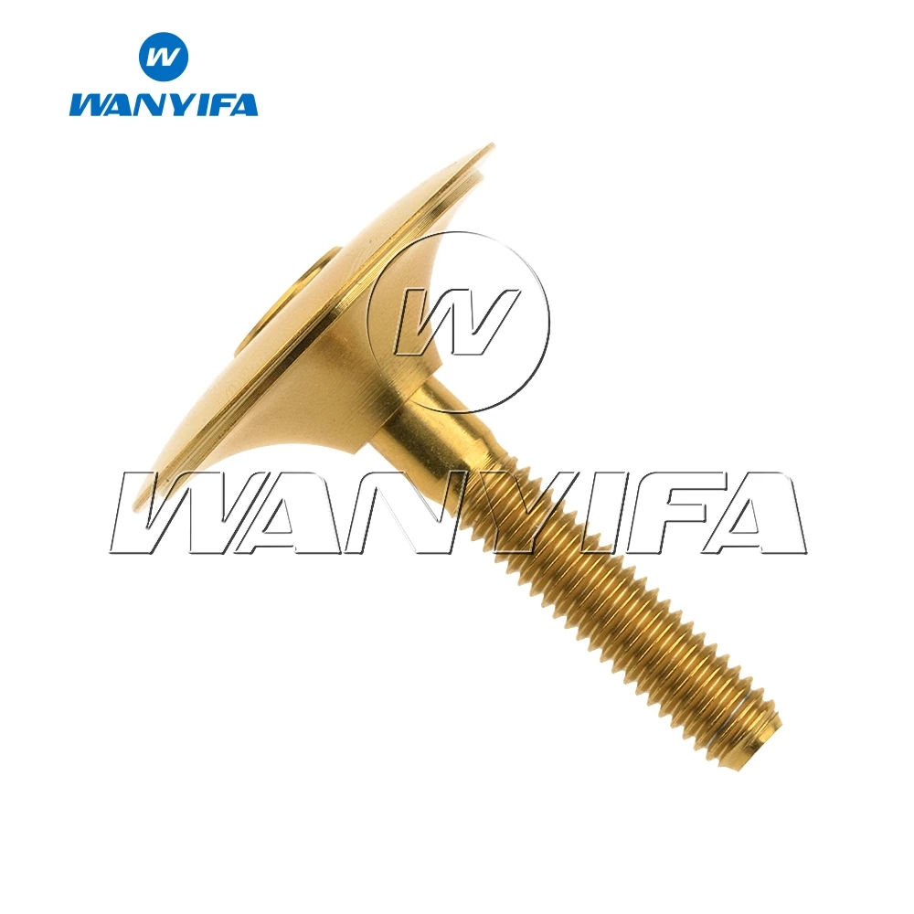 Титановый болт Wanyifa M6x35mm + 1 1/8 "колпачки для гарнитуры велосипеда гарнитура ЧПУ