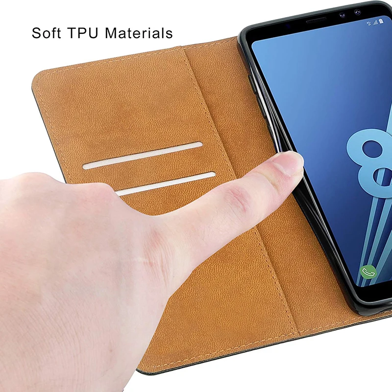 Роскошный чехол из искусственной кожи для телефона SamsungS8 Plus откидной Чехол Samsung S8